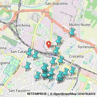 Mappa Via Giulio Benassi, 41122 Modena MO, Italia (1.2195)