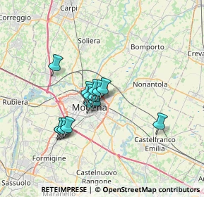 Mappa Via Filippo Turati, 41122 Modena MO, Italia (5.13429)