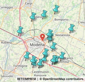 Mappa Via Filippo Turati, 41122 Modena MO, Italia (8.1595)