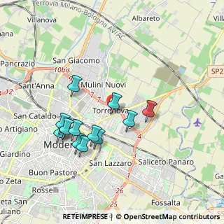 Mappa Via Filippo Turati, 41122 Modena MO, Italia (1.75538)