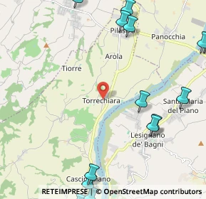 Mappa Piazza Leoni, 43013 Torrechiara PR, Italia (3.687)