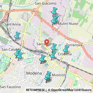 Mappa Via Ermanno Gorrieri, 41122 Modena MO, Italia (1.19786)