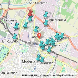 Mappa Via Ermanno Gorrieri, 41122 Modena MO, Italia (1.0065)