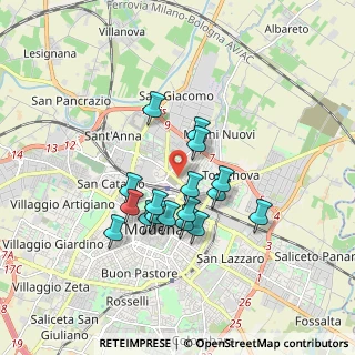Mappa Via Ermanno Gorrieri, 41122 Modena MO, Italia (1.42529)