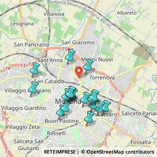 Mappa Via Ermanno Gorrieri, 41122 Modena MO, Italia (1.865)