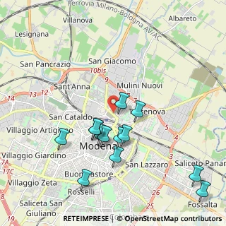 Mappa Via Ermanno Gorrieri, 41122 Modena MO, Italia (2.02615)