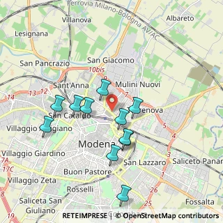 Mappa Via Ermanno Gorrieri, 41122 Modena MO, Italia (1.74)