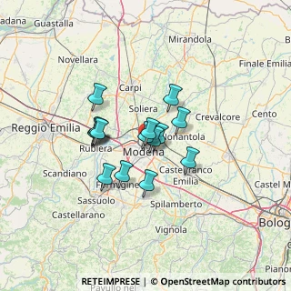 Mappa Via Ermanno Gorrieri, 41122 Modena MO, Italia (9.41133)