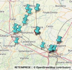 Mappa Via Alcide De Gasperi, 40019 Sant'Agata bolognese BO, Italia (15.9855)