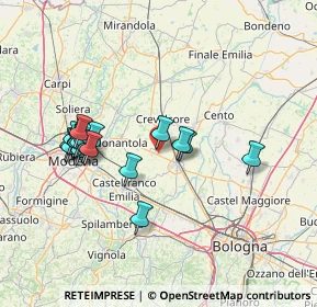 Mappa Via Alcide De Gasperi, 40019 Sant'Agata bolognese BO, Italia (14.2815)