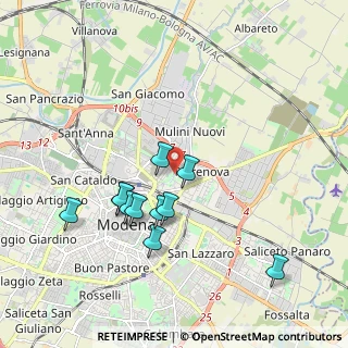 Mappa Via Due Canali Nord, 41122 Modena MO, Italia (1.81)