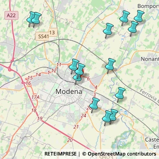 Mappa Via Due Canali Nord, 41122 Modena MO, Italia (4.99)