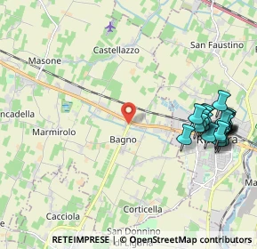 Mappa Via Nello Lasagni, 42122 Bagno RE, Italia (2.537)