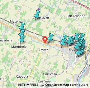 Mappa Via Nello Lasagni, 42122 Bagno RE, Italia (2.432)