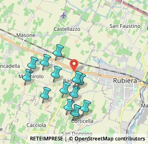 Mappa Via Nello Lasagni, 42122 Bagno RE, Italia (1.87286)
