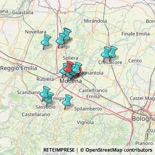 Mappa Via S. Allende, 41122 Modena MO, Italia (11.76933)