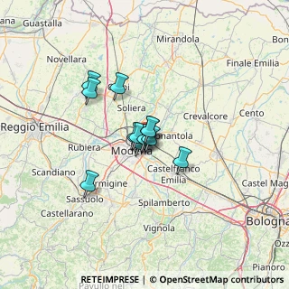 Mappa Via S. Allende, 41122 Modena MO, Italia (7.29154)