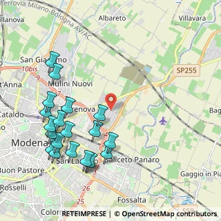 Mappa Via S. Allende, 41122 Modena MO, Italia (2.411)