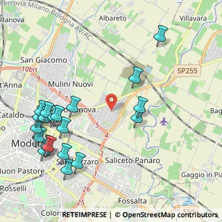 Mappa Via S. Allende, 41122 Modena MO, Italia (2.594)