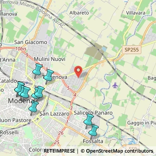 Mappa Via S. Allende, 41122 Modena MO, Italia (3.04636)