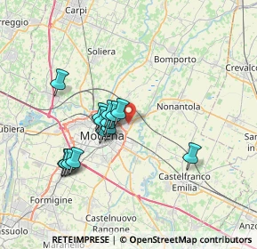 Mappa Via S. Allende, 41122 Modena MO, Italia (6.05071)
