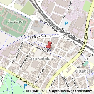 Mappa Via Cesare Costa, 122, 41123 Modena, Modena (Emilia Romagna)