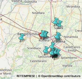 Mappa Via R. Cartesio, 42122 Bagno RE, Italia (13.2805)