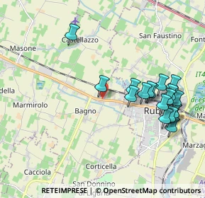 Mappa Via R. Cartesio, 42122 Bagno RE, Italia (2.10889)