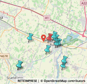 Mappa Via R. Cartesio, 42122 Bagno RE, Italia (3.64182)