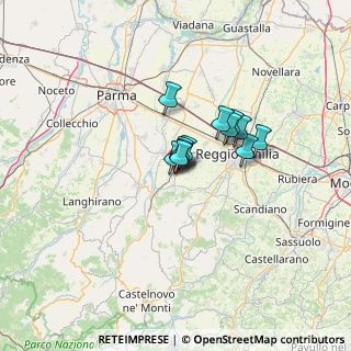 Mappa Via S. G. Bosco, 42021 Bibbiano RE, Italia (7.55)