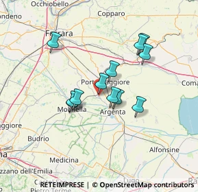 Mappa Argenta, 44011 Argenta FE, Italia (11.20333)