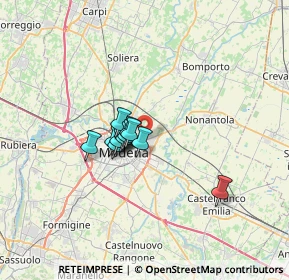 Mappa Via Nonantolana, 41122 Modena MO, Italia (4.13818)