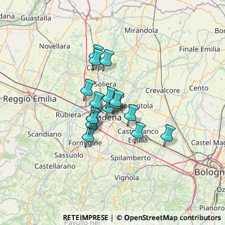 Mappa Via Nonantolana, 41122 Modena MO, Italia (8.94375)
