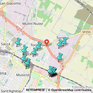 Mappa Via Nonantolana, 41122 Modena MO, Italia (1.229)