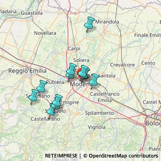 Mappa Ramelli Bivio Della Mirandola - Modena, 41122 Modena MO, Italia (11.71667)