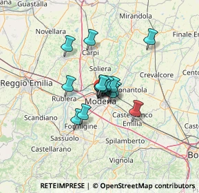 Mappa Ramelli Bivio Della Mirandola - Modena, 41122 Modena MO, Italia (7.26313)