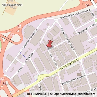 Mappa Via Ulisse Aldrovandi, 91, 41123 Modena, Modena (Emilia Romagna)