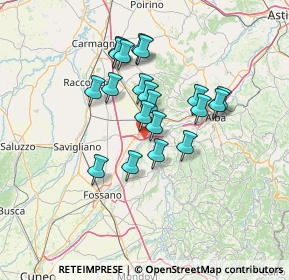 Mappa 12062 Cherasco CN, Italia (11.2015)