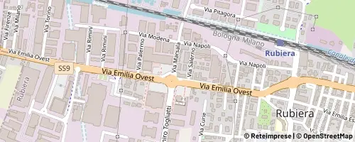 Mappa Rubiera