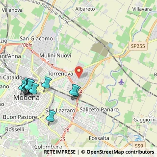 Mappa Via John Fitzgerald Kennedy, 41122 Modena MO, Italia (2.72692)