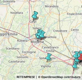 Mappa Via John Fitzgerald Kennedy, 41122 Modena MO, Italia (21.89)