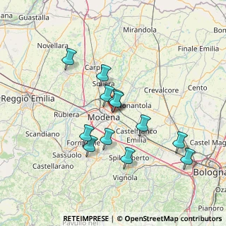 Mappa Via John Fitzgerald Kennedy, 41122 Modena MO, Italia (12.88417)
