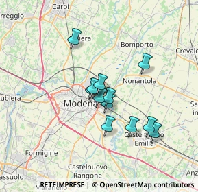 Mappa Via John Fitzgerald Kennedy, 41122 Modena MO, Italia (5.26333)