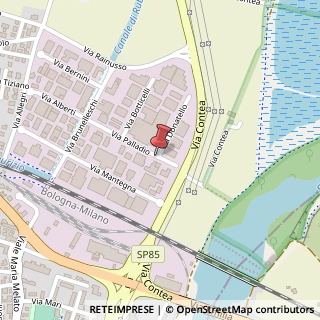 Mappa Via Andrea Palladio, 14, 42048 Rubiera, Reggio nell'Emilia (Emilia Romagna)