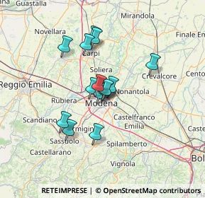 Mappa Via Rita Levi Montalcini, 41122 Modena MO, Italia (10.06643)