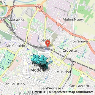 Mappa Via Rita Levi Montalcini, 41122 Modena MO, Italia (1.0005)