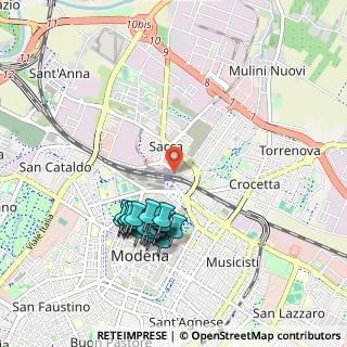 Mappa Via Rita Levi Montalcini, 41122 Modena MO, Italia (0.9615)