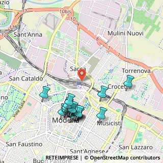 Mappa Via Rita Levi Montalcini, 41122 Modena MO, Italia (1.06)