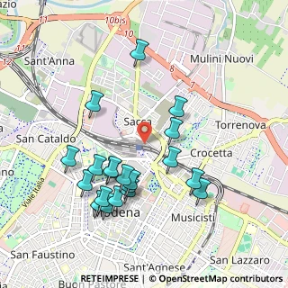 Mappa Via Rita Levi Montalcini, 41122 Modena MO, Italia (0.983)
