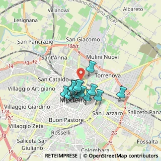 Mappa Via Rita Levi Montalcini, 41122 Modena MO, Italia (1.22933)